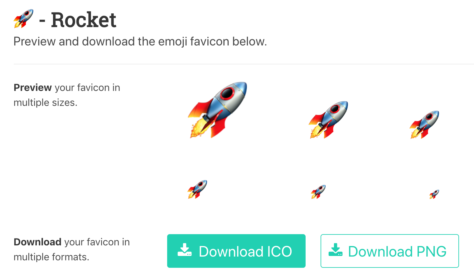 macOS 상에서 favicon.io 에 접속했을 때