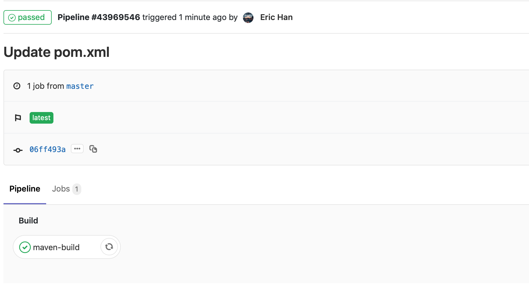 GitLab 메이븐 빌드
