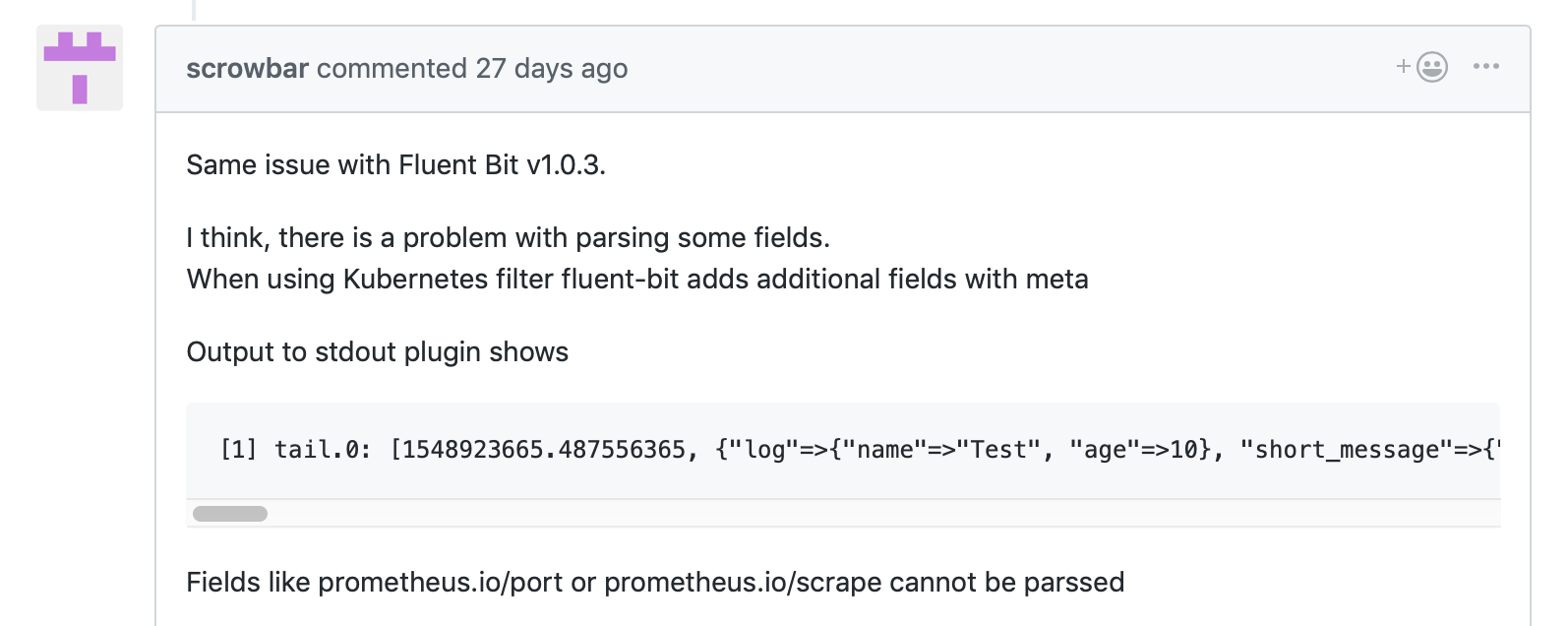 비슷한 이슈를 발견했다는 코멘트